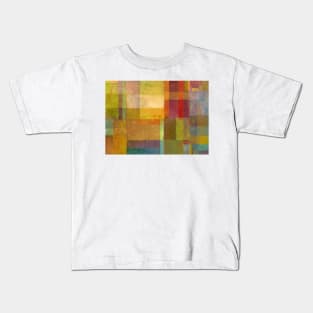 Color Collage with Green and Red Kids T-Shirt